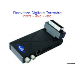 RICEVITORE DVB-T2 MINI-SCART HEVC HD LAN USB 10 BIT XDOME