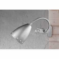 PERENZ LAMPADA DA TAVOLO FLESSIBILE E14 40W ARGENTO