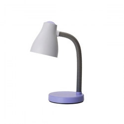 PERENZ Lampada da scrivania flessibile 1xE27 Viola illuminazione Tavolo