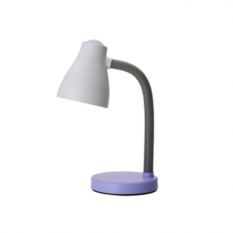 PERENZ Lampada da scrivania flessibile 1xE27 Viola illuminazione Tavolo