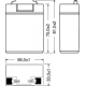 Batteria al Piombo 4V 3 Ah PLUS Ricaricabile -EXTRACELL