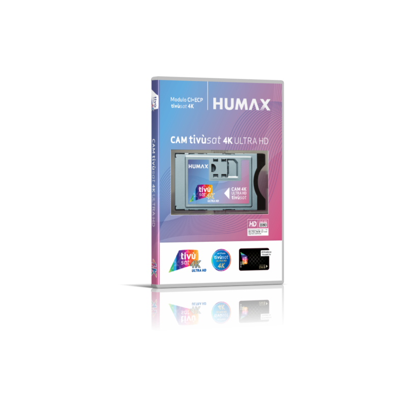 CAM TIVUSAT HUMAX 4K ULTRA HD MODULO SMARTCAM CERTIFICATA CI+EPC CON  TESSERA - System Shop