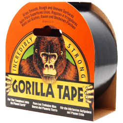 Nastro Americano adesivo superfici irregolari 32m x 48mm - Gorilla Tape Nero