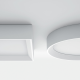 Linea Light - Tara Q AP PL LED M - Plafoniera moderna quadrata colore Bianco