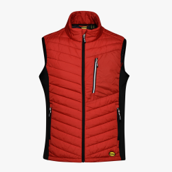 DIADORA UTILITY GILET DA LAVORO PADDED VEST OSLO ROSSO SAMBA 177266 45090