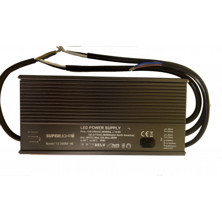 LED DRIVER 480W 48V PER ALIMENTAZIONE LED