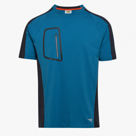 Diadora Utility T-SHIRT CROSS ORGANIC BLU DIVINO 177678 60089