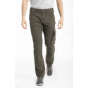 Pantaloni da lavoro elasticizzati comfort fit Rica Lewis Verde Militare