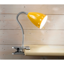 PERENZ LAMPADA DA TAVOLO FLESSIBILE E14 40W GIALLO