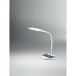 Ego lampada scrivania LED orientabile carica batterie wireless, porta USB Perenz