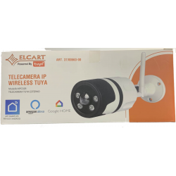 Telecamera bullet IP wireless Tuya da esterno NPC02B ALEXA GOOGLE HOME APP IOS