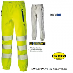 Pantaloni da lavoro Diadora Utility SWEAT PANT HV Cat 2 reversibili 170690 C6192