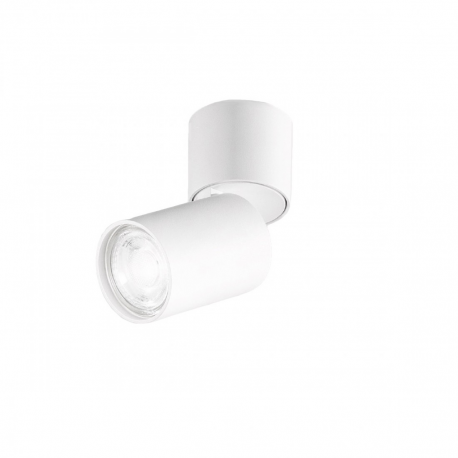 Faretto Spot Moderno orientabile alluminio colore Bianco Connect 6810B PERENZ