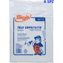 Telo Copritutto Ripiegato in polietilene trasparente SIGILL m4x4 (16mq – 200gr) - 5 PZ