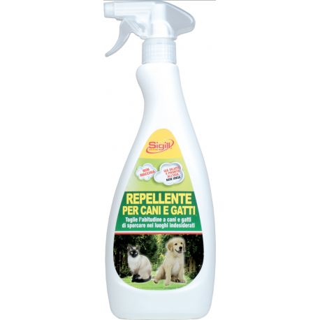 Repellente per cani e gatti Sigill 750 ml - Spray disabituante pronto  all'uso - System Shop