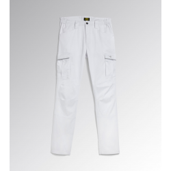 Pantaloni da lavoro Diadora Utility PANT STAFF STRETCH CARGO BIANCO 177649 20002