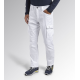 Pantaloni da lavoro Diadora Utility PANT STAFF STRETCH CARGO BIANCO 177649 20002