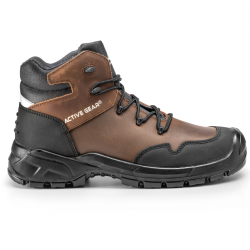 Scarpe Antinfortunistiche ACTIVE GEAR A-FORCE High Brown S3 SRC 0% Metal