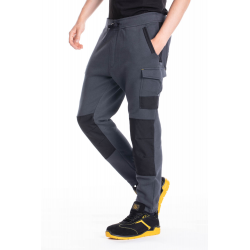 Pantaloni da lavoro stile jogg WOGG Grigio Rica Lewis