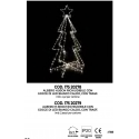 ALBERO H.100CM RICHIUDIBILE CON GOCCE DI LED BIANCO CALDO, CON TRASF. 17520279 Giocoplast