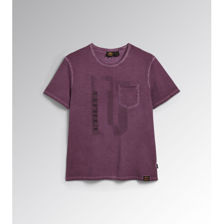 Diadora Utility T-SHIRT URBAN manica corta VIOLA DAMSON 178758 55100