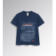 Diadora Utility T-SHIRT GRAPHIC ORGANIC SAILOR BLUE 176914 60139
