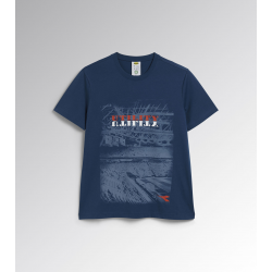 Diadora Utility T-SHIRT GRAPHIC ORGANIC SAILOR BLUE 176914 60139