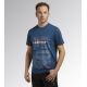 Diadora Utility T-SHIRT GRAPHIC ORGANIC SAILOR BLUE 176914 60139