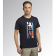 Diadora Utility T-SHIRT GRAPHIC ORGANIC BLU CORSARO 176914 C9778