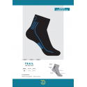 Calze modello Trail Anson compression pacchetto 3 paia Art. 2078 Nero/blu