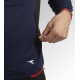 DIADORA UTILITY POLAR FLEECE TECHNO Pile tecnico super stretch BLU ABISSO/NERO