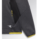 DIADORA UTILITY POLAR FLEECE TECHNO Pile tecnico super stretch GRIGIO/NERO