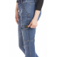 Jeans lavoro elasticizzati multitasche donna comfort fit Stone Washed Blu BETTY