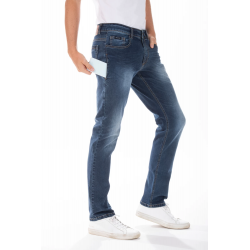 Jeans Fibreflex® Smartphone stretch Smart Pocket blu denim Rica Lewis