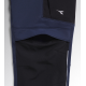 Diadora Utility PANT HYBRID PERFORMANCE Pantalone performance multimateriale elasticizzato 179838 C4725 NERO/BLU PROFONDO