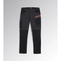 Diadora Utility PANT HYBRID PERFORMANCE Pantalone performance multimateriale elasticizzato 179838 C8817 NERO/NERO FANTASMA