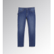 Diadora Utility PANT STONE STRETCH jeans Denim workwear stonewashed 179830 60023 BLU LUNA