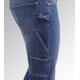 Diadora Utility PANT STONE STRETCH jeans Denim workwear stonewashed 179830 60023 BLU LUNA