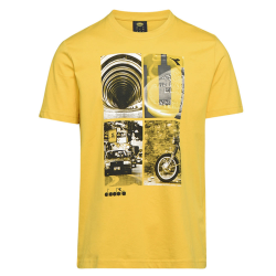 Diadora Utility T-SHIRT GRAPHIC ORGANIC GIALLO ZOLFO 176914 70027