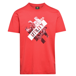 Diadora Utility T-SHIRT GRAPHIC ORGANIC ROSSO 176914 45045