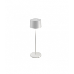 Lampada da Tavolo Olivia Pro bianco ZAFFERANO LD0850B3 LED DIMMER 2,2W 2700-3000K 144-150LM IP65