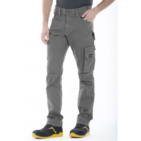 Pantaloni da lavoro elasticizzati comfort fit Rica Lewis JOBC 270 GRIGIO