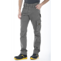 Pantaloni da lavoro elasticizzati comfort fit Rica Lewis JOBC 270 GRIGIO