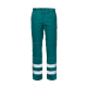 Pantalone SerioPlus+ con strisce rifrangenti ROSSINI 100% cotone 04 VERDE