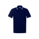 Polo da lavoro top Lancelot Rossini HH145 blu/bianco 100% cotone