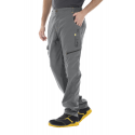 Pantaloni lavoro tecnici multi tasca Fiberflex da uomo LONGTEC Rica Lewis GRIGIO