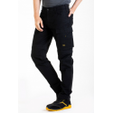 Pantaloni da lavoro convertibili in bermuda in Ristop Convert nero Rica Lewis