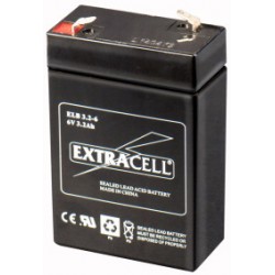 Batteria al Piombo 6V 3.2 Ah Ricaricabile - Extracell