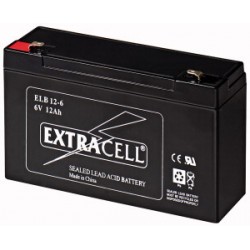 Batteria al Piombo 6V 12 Ah Ricaricabile - Extracell